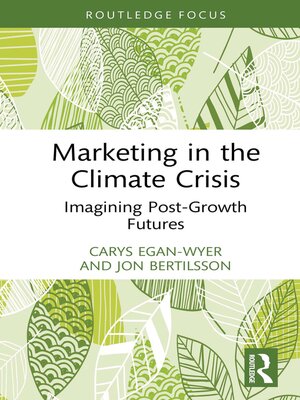 cover image of Marketing in the Climate Crisis